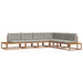 Set de canapele de exterior Gri natural și deschis - WALTI WALTI