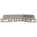Set de canapele de exterior Gri natural și deschis - WALTI WALTI