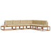 Set de canapele de exterior Natural și Bej - WALTI WALTI