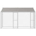 Cușcă pentru câine Argintiu 400 x 200 x 256 cm Oțel Galvanizat - WALTI WALTI