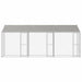Cușcă pentru câine Argintiu 600 x 200 x 256 cm Oțel Galvanizat - WALTI WALTI