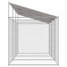 Cușcă pentru câine Argintiu 600 x 200 x 256 cm Oțel Galvanizat - WALTI WALTI