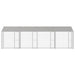 Cușcă pentru câine Argintiu 800 x 200 x 256 cm Oțel Galvanizat - WALTI WALTI