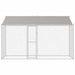 Cușcă pentru câine Argintiu 400 x 200 x 256 cm Oțel Galvanizat - WALTI WALTI