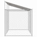 Cușcă pentru câine Argintiu 400 x 200 x 256 cm Oțel Galvanizat - WALTI WALTI