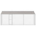 Cușcă pentru câine Argintiu 600 x 200 x 256 cm Oțel Galvanizat - WALTI WALTI