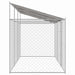 Cușcă pentru câine Argintiu 600 x 200 x 256 cm Oțel Galvanizat - WALTI WALTI