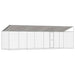 Cușcă pentru câine Argintiu 800 x 200 x 256 cm Oțel Galvanizat - WALTI WALTI