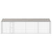 Cușcă pentru câine Argintiu 800 x 200 x 256 cm Oțel Galvanizat - WALTI WALTI