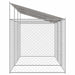 Cușcă pentru câine Argintiu 600 x 200 x 256 cm Oțel Galvanizat - WALTI WALTI