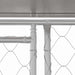 Cușcă pentru câine Argintiu 800 x 200 x 256 cm Oțel Galvanizat - WALTI WALTI