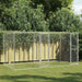 Cușcă pentru câine Argintiu 400 x 200 x 200 cm Oțel Galvanizat - WALTI WALTI