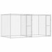 Cușcă pentru câine Argintiu 400 x 200 x 200 cm Oțel Galvanizat - WALTI WALTI