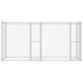 Cușcă pentru câine Argintiu 400 x 200 x 200 cm Oțel Galvanizat - WALTI WALTI