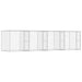 Cușcă pentru câine Argintiu 800 x 200 x 200 cm Oțel Galvanizat - WALTI WALTI