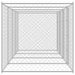 Cușcă pentru câine Argintiu 800 x 200 x 200 cm Oțel Galvanizat - WALTI WALTI