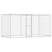 Cușcă pentru câine Argintiu 400 x 200 x 256 cm Oțel Galvanizat - WALTI WALTI