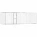 Cușcă pentru câine Argintiu 600 x 200 x 256 cm Oțel Galvanizat - WALTI WALTI