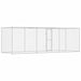 Cușcă pentru câine Argintiu 600 x 200 x 256 cm Oțel Galvanizat - WALTI WALTI