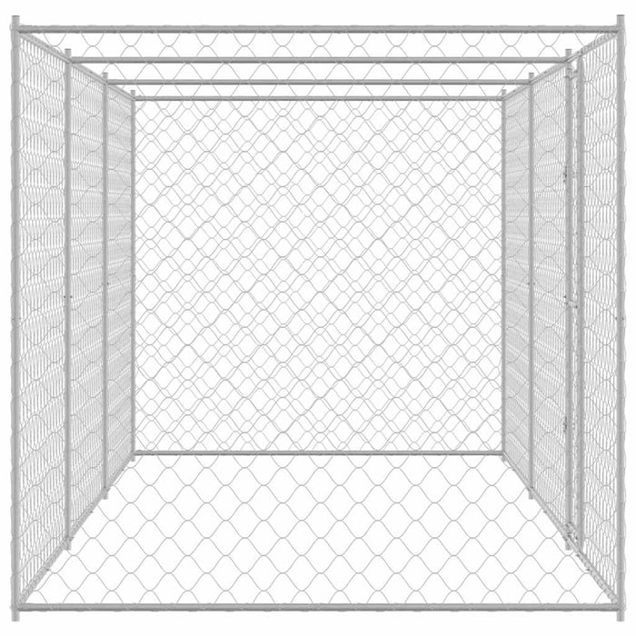 Cușcă pentru câine Argintiu 600 x 200 x 256 cm Oțel Galvanizat - WALTI WALTI