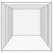 Cușcă pentru câine Argintiu 800 x 200 x 256 cm Oțel Galvanizat - WALTI WALTI