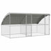 Cușcă pentru pui Argintiu 400 x 200 x 198.5 cm Oțel galvanizat - WALTI WALTI