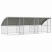 Cușcă pentru pui Argintiu 600 x 200 x 198.5 cm Oțel galvanizat - WALTI WALTI