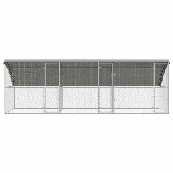 Cușcă pentru pui Argintiu 600 x 200 x 198.5 cm Oțel galvanizat - WALTI WALTI
