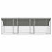 Cușcă pentru pui Argintiu 600 x 200 x 198.5 cm Oțel galvanizat - WALTI WALTI