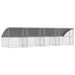 Cușcă pentru pui Argintiu 800 x 200 x 198.5 cm Oțel galvanizat - WALTI WALTI
