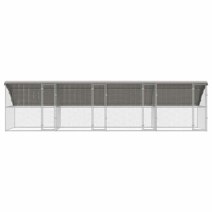 Cușcă pentru pui Argintiu 800 x 200 x 198.5 cm Oțel galvanizat - WALTI WALTI