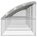 Cușcă pentru pui Argintiu 800 x 200 x 198.5 cm Oțel galvanizat - WALTI WALTI