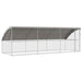 Cușcă pentru pui Argintiu 600 x 200 x 198.5 cm Oțel Galvanizat - WALTI WALTI