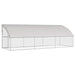 Cușcă pentru pui Argintiu 600 x 200 x 198.5 cm Oțel Galvanizat - WALTI WALTI