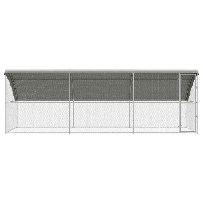 Cușcă pentru pui Argintiu 600 x 200 x 198.5 cm Oțel Galvanizat - WALTI WALTI