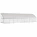 Cușcă pentru pui Argintiu 800 x 200 x 198.5 cm Oțel Galvanizat - WALTI WALTI