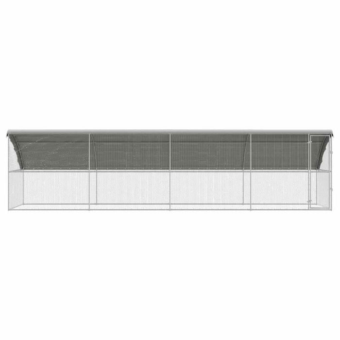 Cușcă pentru pui Argintiu 800 x 200 x 198.5 cm Oțel Galvanizat - WALTI WALTI