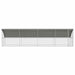 Cușcă pentru pui Argintiu 800 x 200 x 198.5 cm Oțel Galvanizat - WALTI WALTI