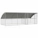 Cușcă pentru pui Argintiu 600 x 200 x 198.5 cm Oțel galvanizat - WALTI WALTI
