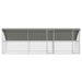 Cușcă pentru pui Argintiu 600 x 200 x 198.5 cm Oțel galvanizat - WALTI WALTI