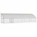 Cușcă pentru pui Argintiu 800 x 200 x 198.5 cm Oțel galvanizat - WALTI WALTI