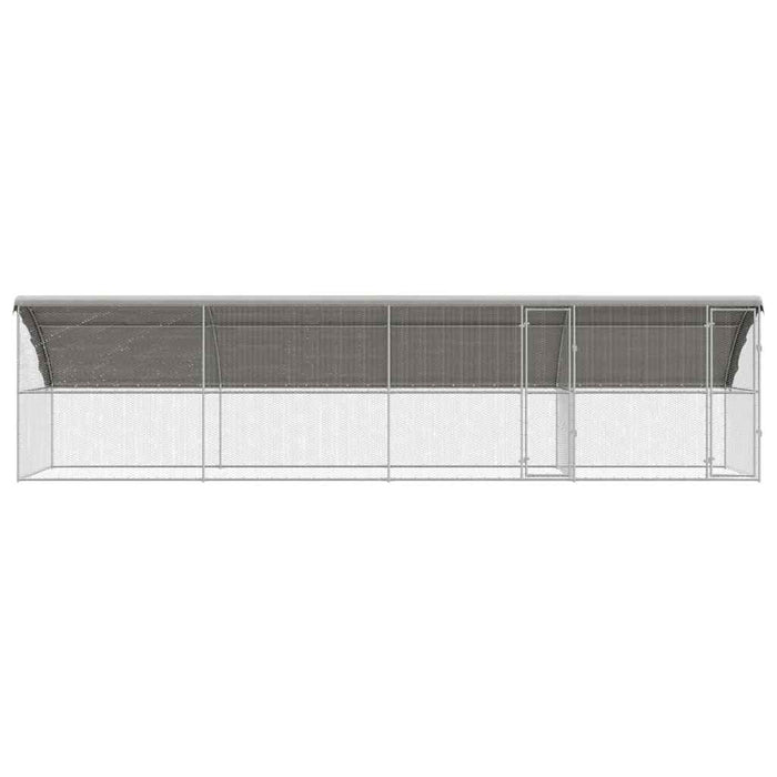 Cușcă pentru pui Argintiu 800 x 200 x 198.5 cm Oțel galvanizat - WALTI WALTI