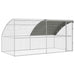 Cușcă pentru pui Argintiu 400 x 200 x 198.5 cm Oțel galvanizat - WALTI WALTI