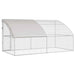 Cușcă pentru pui Argintiu 400 x 200 x 198.5 cm Oțel galvanizat - WALTI WALTI