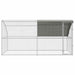 Cușcă pentru pui Argintiu 400 x 200 x 198.5 cm Oțel galvanizat - WALTI WALTI