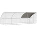 Cușcă pentru pui Argintiu 600 x 200 x 198.5 cm Oțel galvanizat - WALTI WALTI