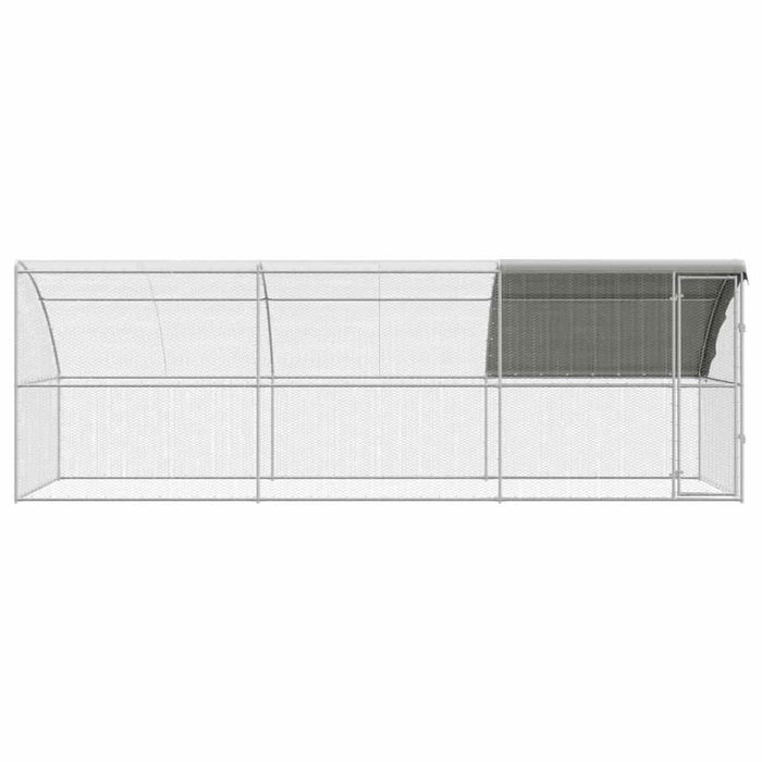 Cușcă pentru pui Argintiu 600 x 200 x 198.5 cm Oțel galvanizat - WALTI WALTI