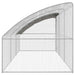 Cușcă pentru pui Argintiu 600 x 200 x 198.5 cm Oțel galvanizat - WALTI WALTI