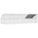 Cușcă pentru pui Argintiu 800 x 200 x 198.5 cm Oțel galvanizat - WALTI WALTI
