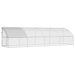 Cușcă pentru pui Argintiu 800 x 200 x 198.5 cm Oțel galvanizat - WALTI WALTI